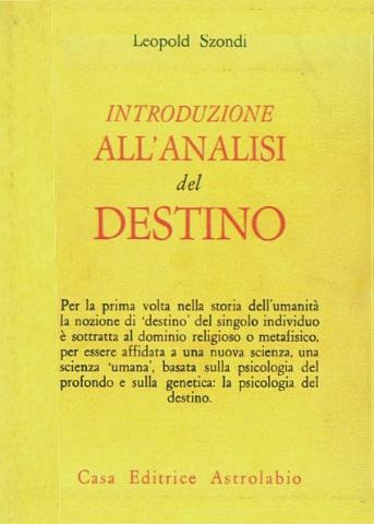 Leopold Szondi_i Introduzione all_analisi del destino